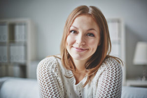 smiling woman has been through Addiction treatment services