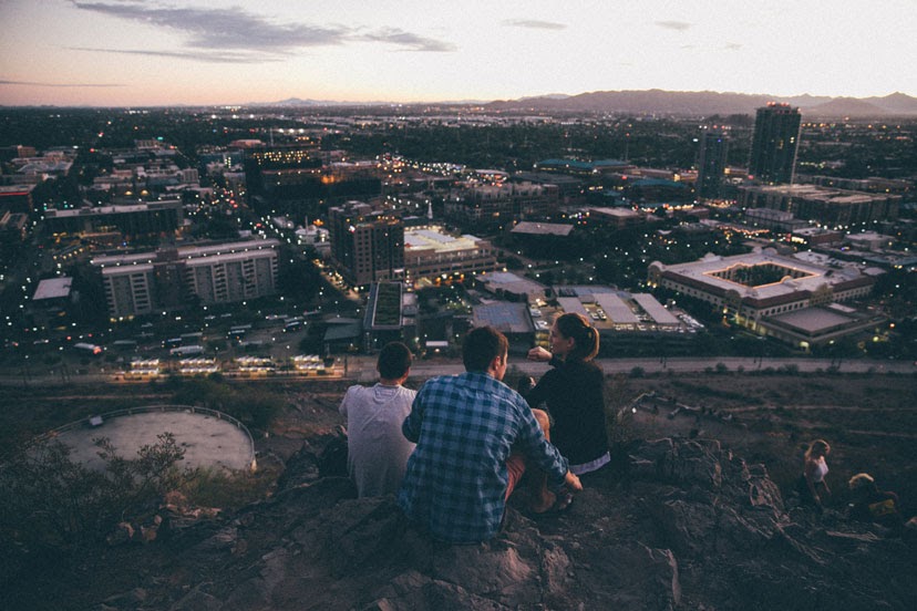 PPR Family overlooking city