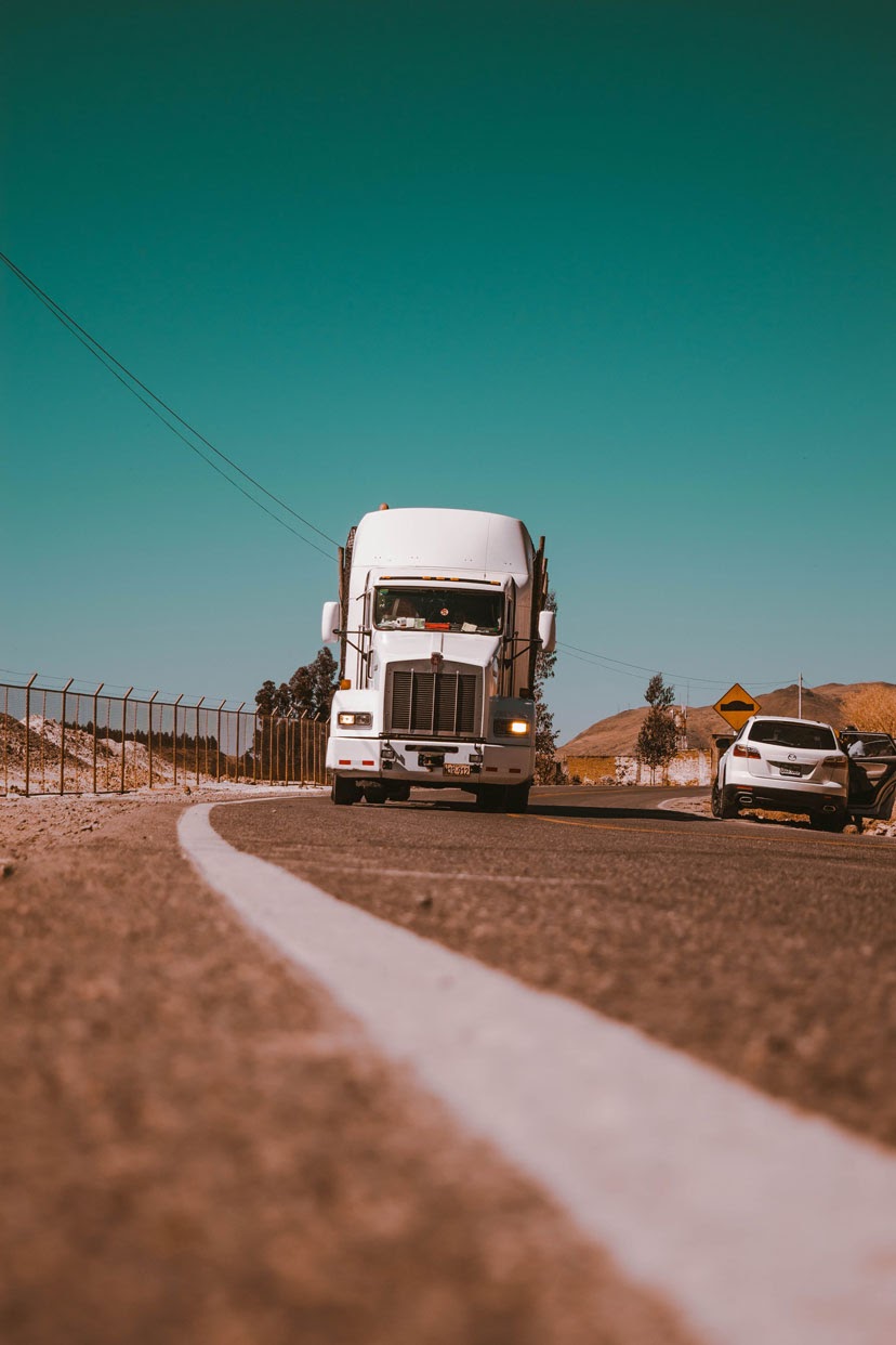 PPR semi on highway